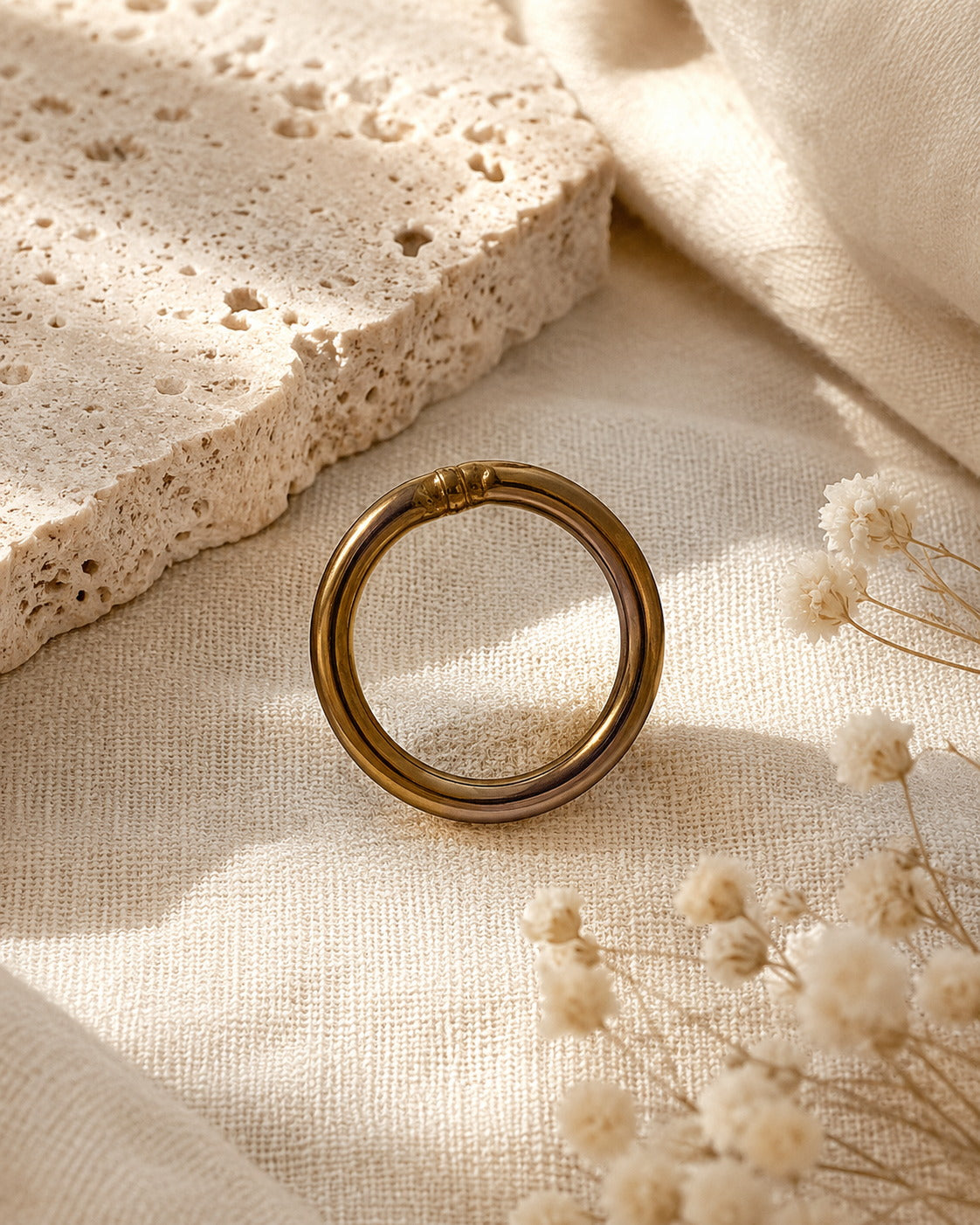 Brillo Ring in Antique Gold